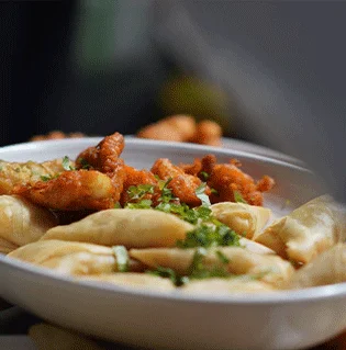 Serving station arrangement by best food catering for party events