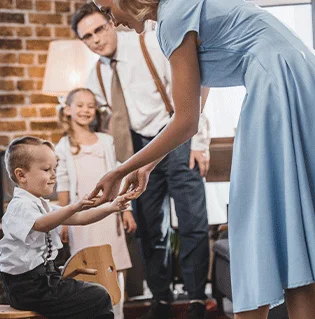 Elegant christening hall venue near London.