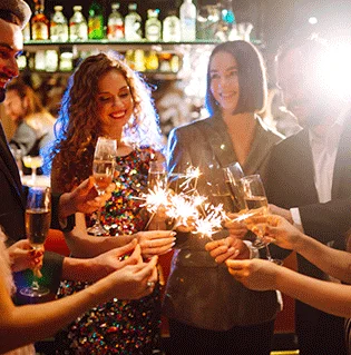 Party hall in Ilford, London for evening events.